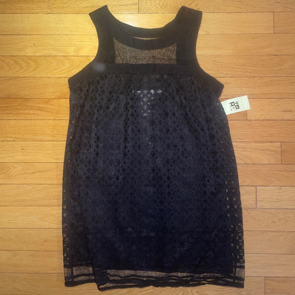 Brand New Max Studio Sheer Sleeveless Blouse Top